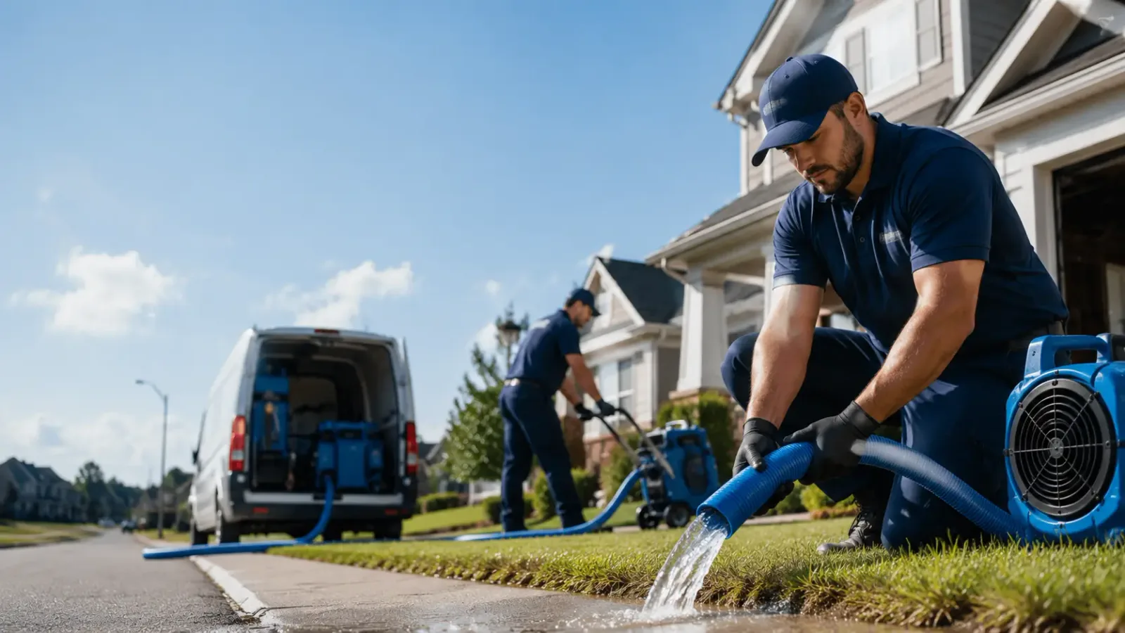 Flood Damage Restoration in College Corner, OH